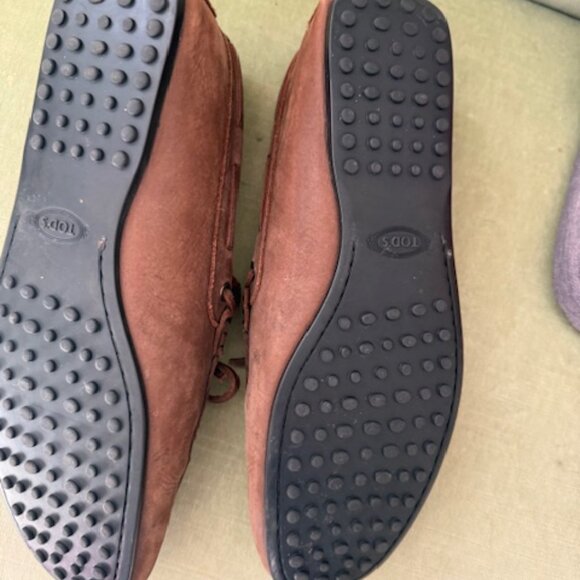 Tod’s Gommino Driving Shoes in Brown Suede  Men's size 9.5 - Picture 4 of 4